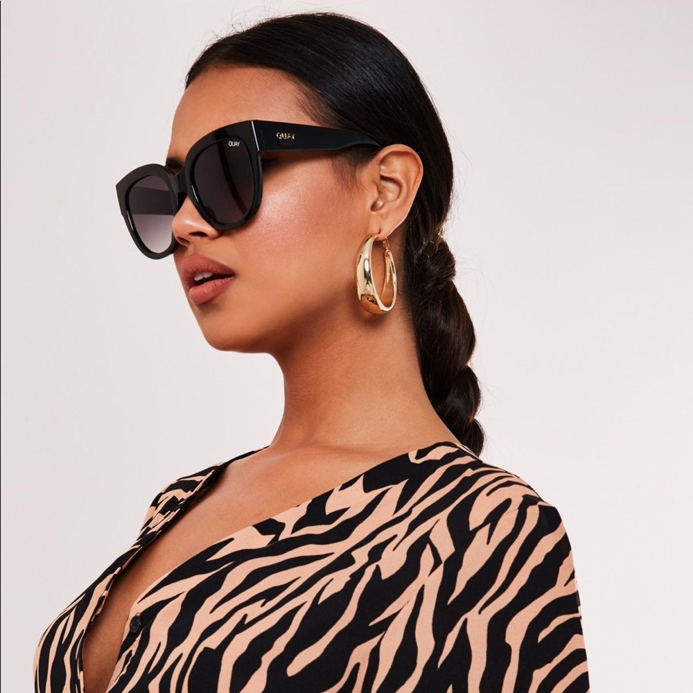Quay Limelight Black Sunglasses